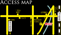 HATビルまでの地図